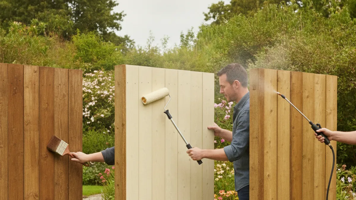 Alternatives to Spray Painting Your Fence Panels