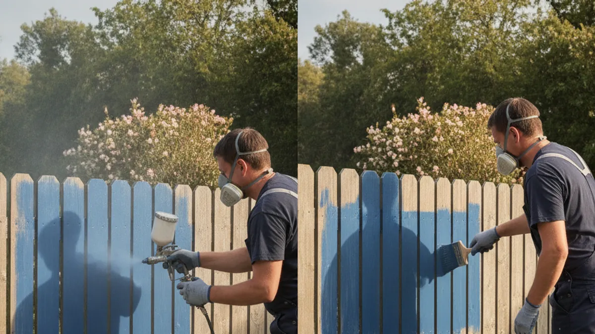 Application Techniques: Painting Your Fence