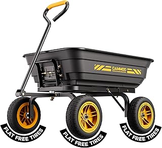 CAMMOO 10-in NO-FLAT TIRES 600lb Heavy-Duty