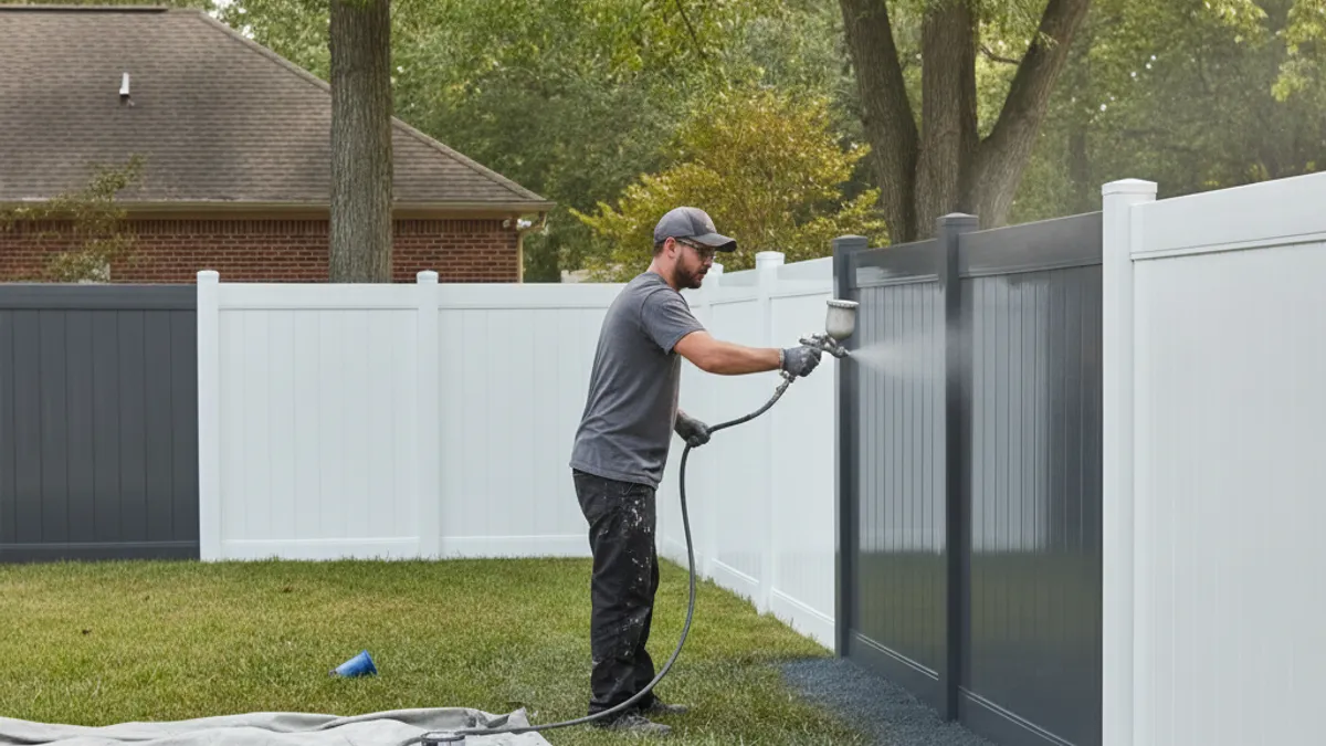 Can You Actually Spray Paint a Vinyl Fence? The Short Answer