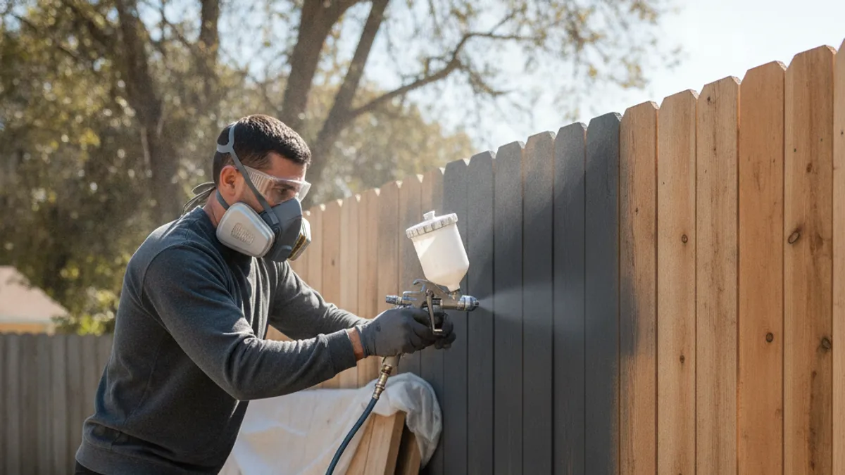 Can You Really Spray Paint Fence Panels?