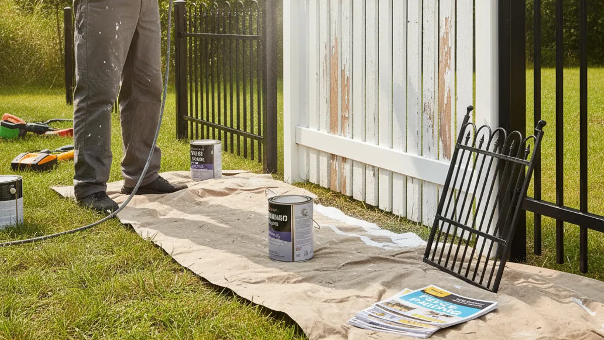 Can You Spray Paint Any Picket Fence? Understanding Your Fence Material
