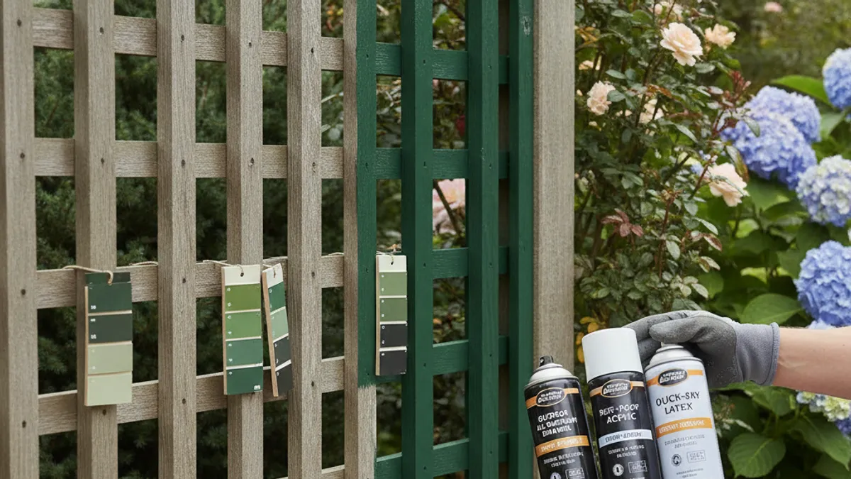 Choosing the Best Spray Paint for Your Trellis