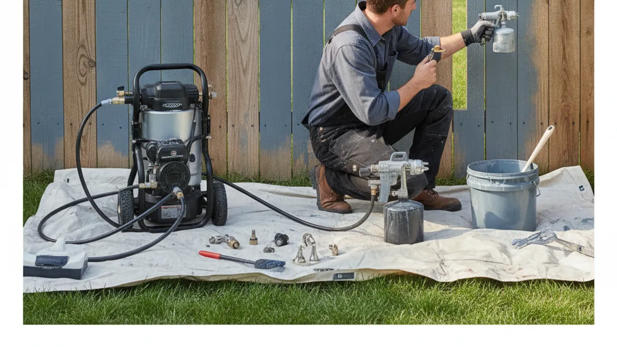 Choosing the Right Paint Sprayer for Your Fence Project
