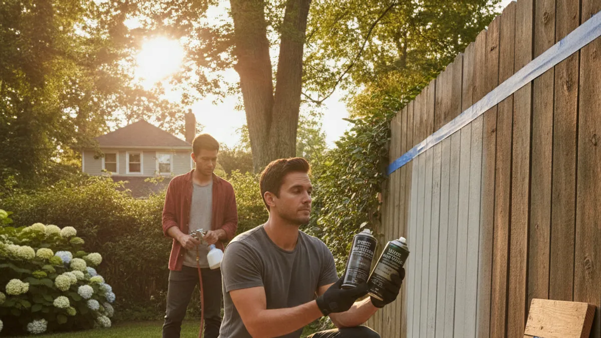 Choosing the Right Spray Paint for Your Fence