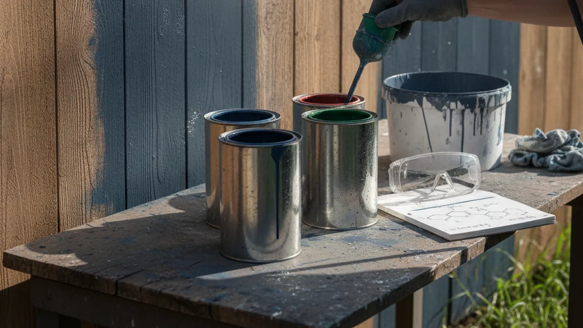 Choosing the Right Thinner for Your Fence Paint