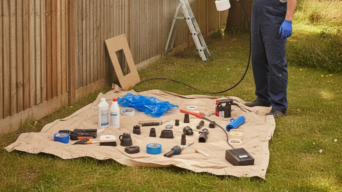 Choosing the Right Tools for a Clean Fence Spray