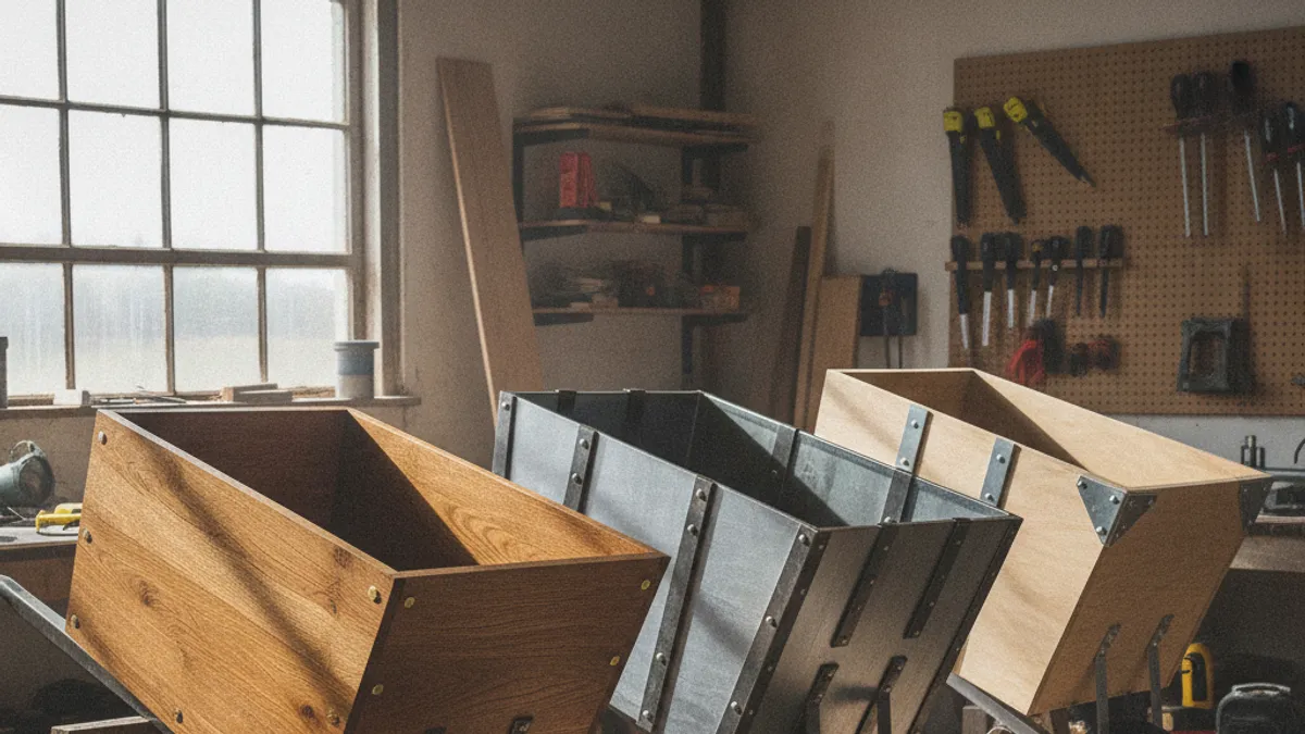 Choosing Your Box Style: Wood, Metal, or Plywood?