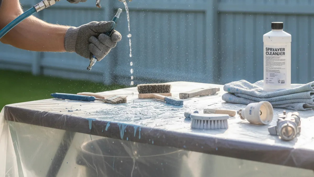 Cleaning Up Your Paint Sprayer: It's Easier Than You Think