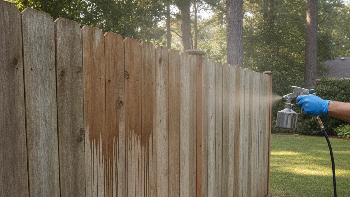 Common Mistakes to Avoid When Spraying Cedar Stain