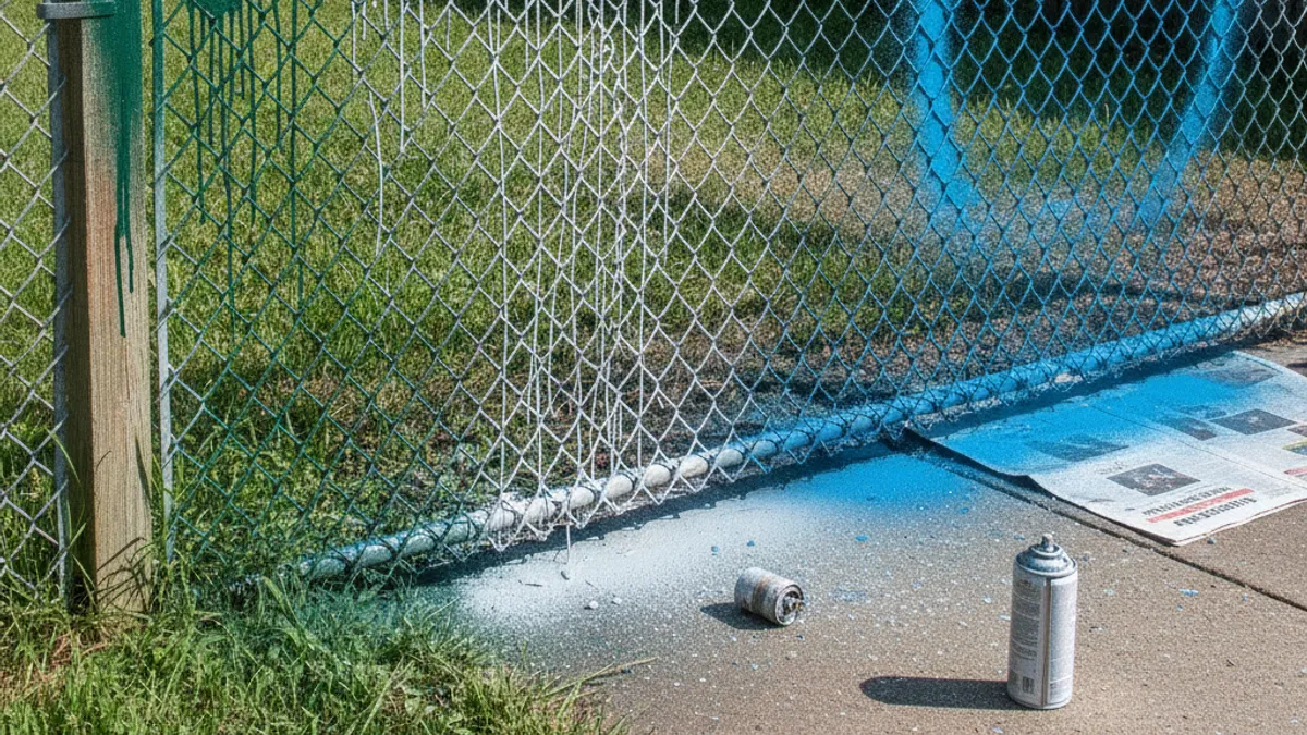 Common Mistakes When Spray Painting Fences to Avoid