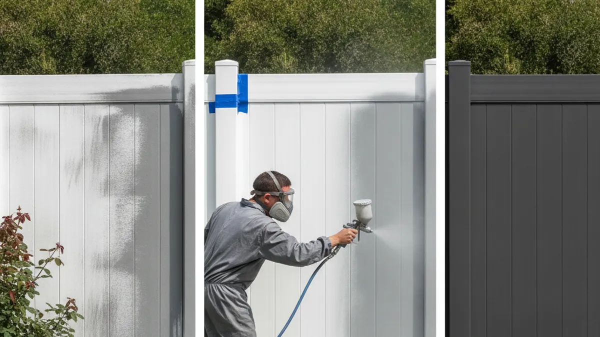 Common Mistakes When Spray Painting Vinyl Fences And How to Avoid Them