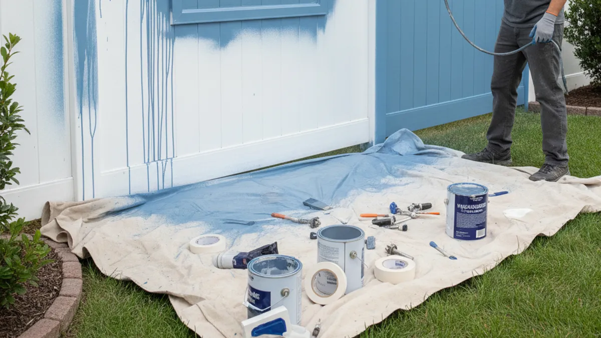 Common Mistakes When Spray Painting Vinyl Fences And How to Avoid Them