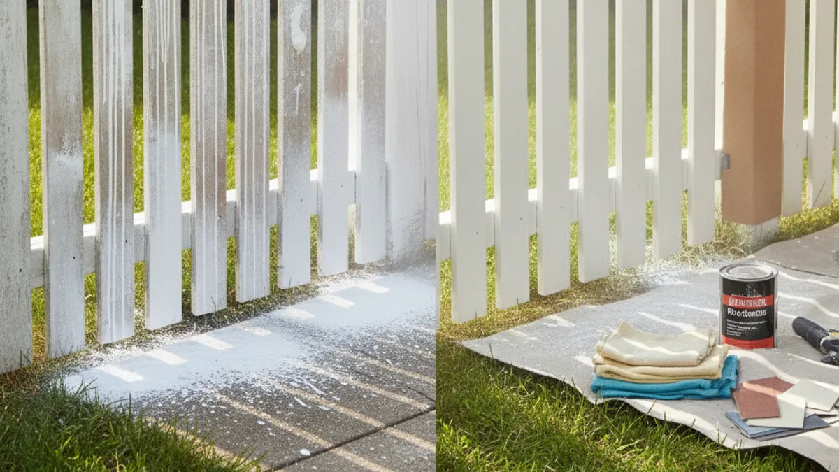 Common Picket Fence Spray Painting Mistakes and How to Fix Them