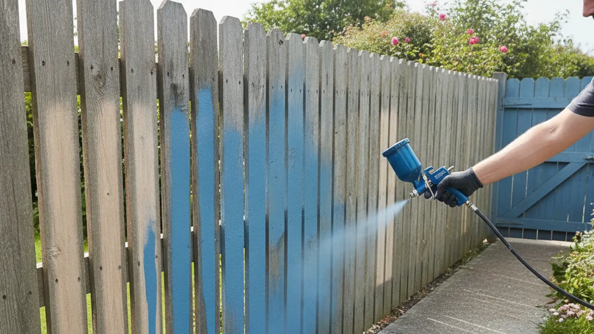 Common Pitfalls to Sidestep When Spray Painting Fences