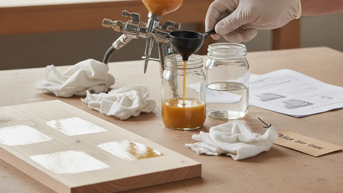 Decision Steps for Thinning Stain