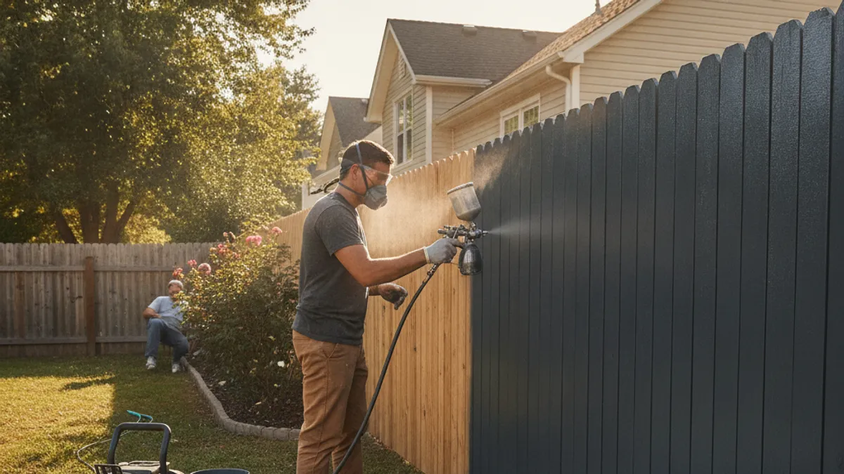 DIY Fence Spray Painting Costs: What to Expect