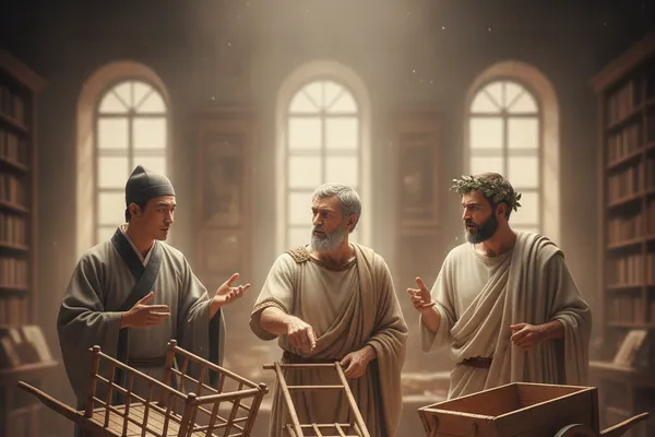 Early Wheelbarrow Debates: China, Greece, or Rome?