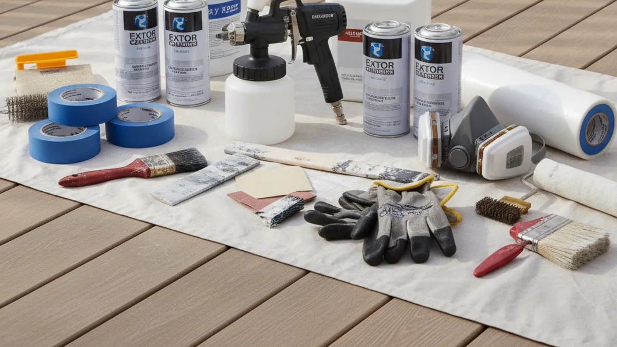 Essential Tools and Supplies for Spray Painting Trellises