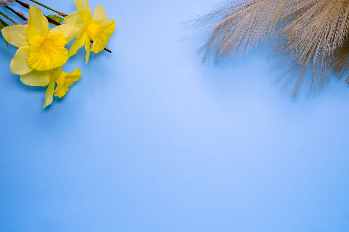 felt daffodil pattern