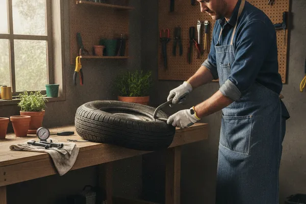Flat Tire on Your Wheelbarrow? How to Change That Tubeless Tire