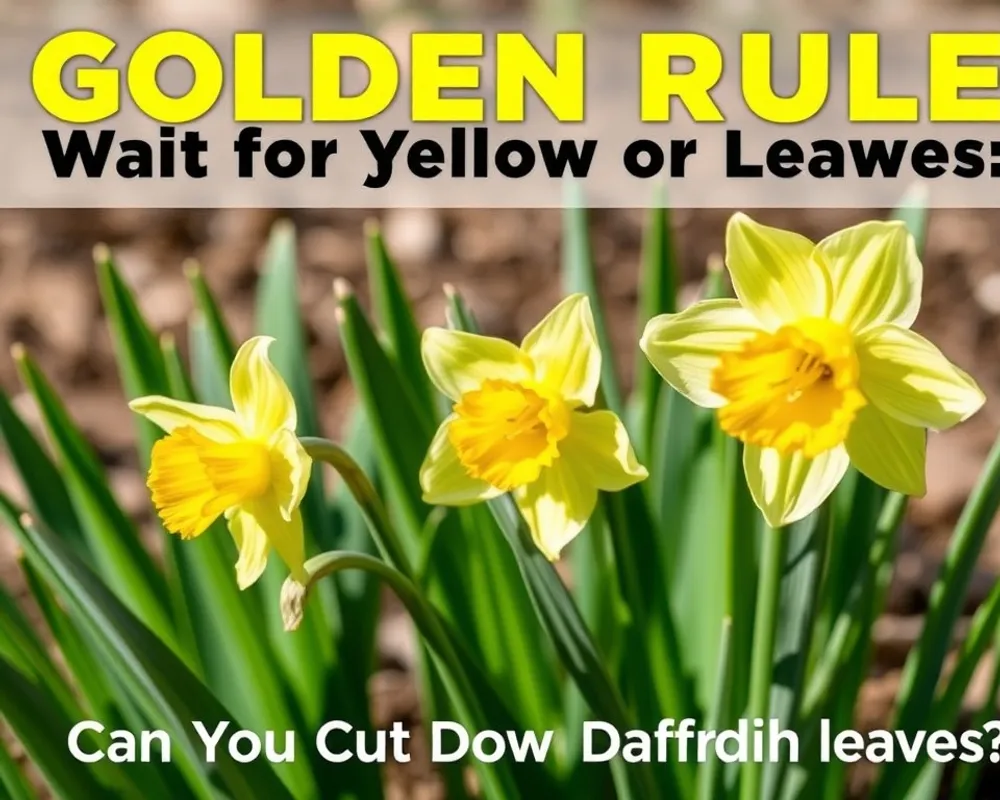 Golden Rule: Wait for Yellow or Brown Leaves