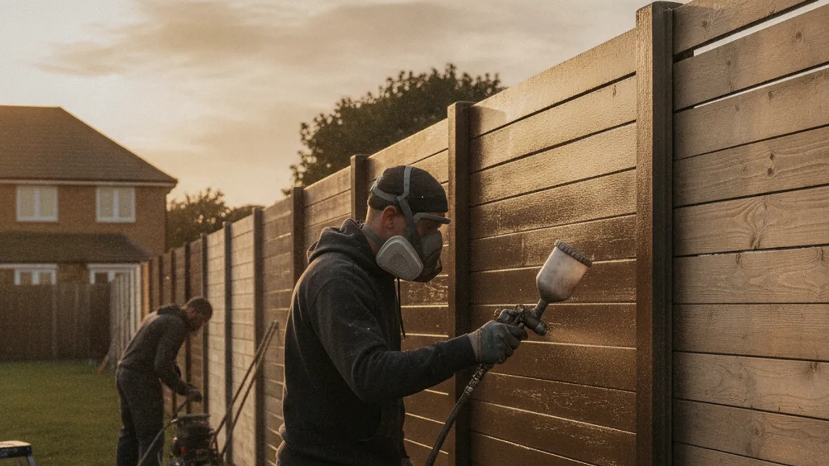 Hiring a Professional for Fence Spray Painting: The Investment