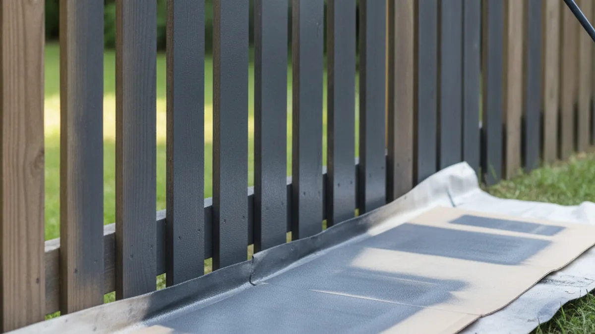 ### How Do I Avoid Drips and Runs on My Fence?