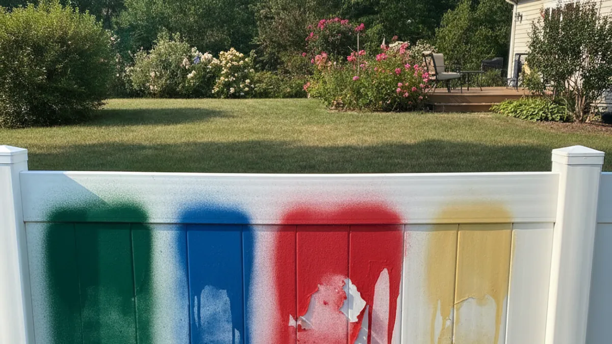 How Long Will Spray Paint Last on a Vinyl Fence?