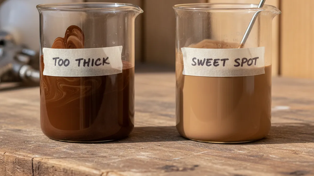 How Much Thinner Should You Add? Finding the Sweet Spot