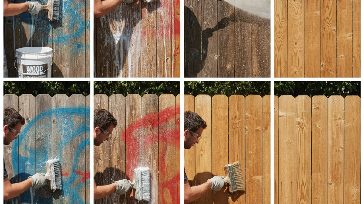 How to Remove Spray Paint from Your Wood Fence: A Step-by-Step Guide