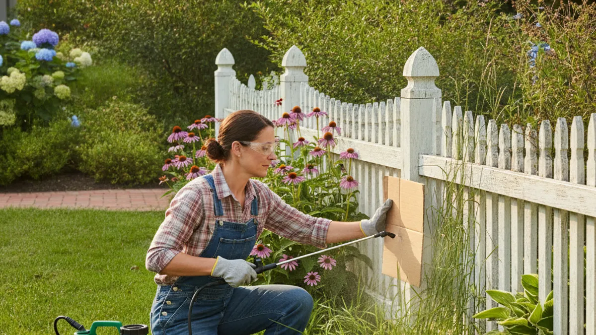 How to Safely Spray Weed Killer Near Fences: A Step-by-Step Plan