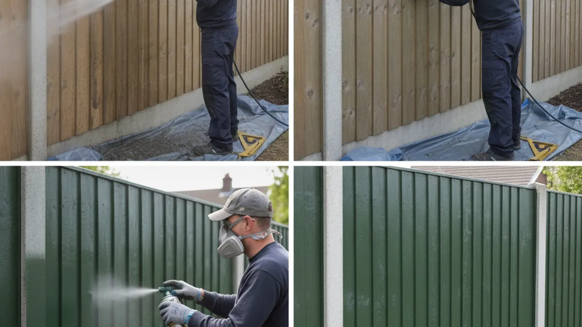 How to Spray Paint Fence Panels: A Step-by-Step Guide