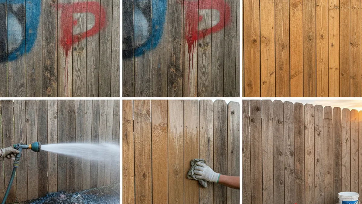 How to Tackle Spray Paint on Your Fence: A Step-by-Step Guide