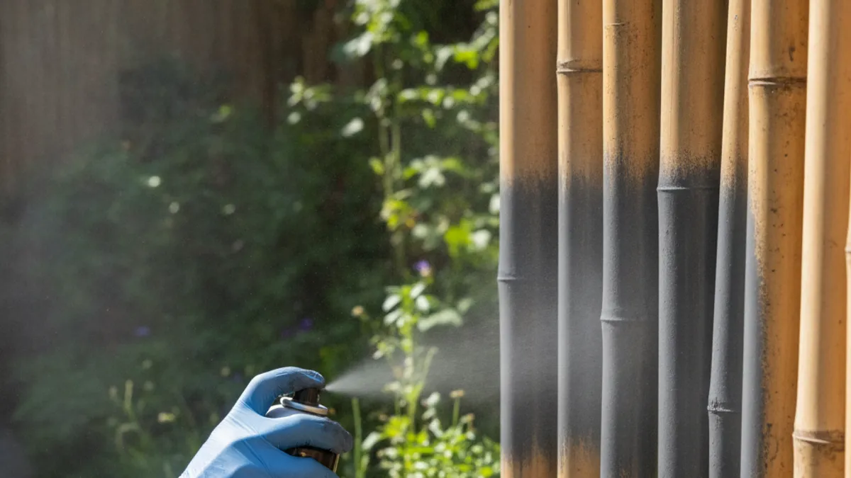 Is Spray Painting Your Bamboo Fence a Good Idea?