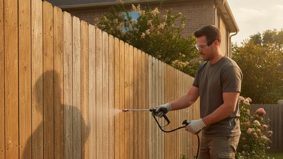 Is Spraying Thompson's WaterSeal on Your Fence the Right Move?