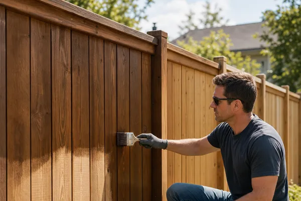 Keeping Your Newly Stained Fence Looking Great