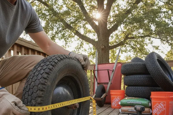 Measuring Your Old Wheelbarrow Tire – Don't Guess!