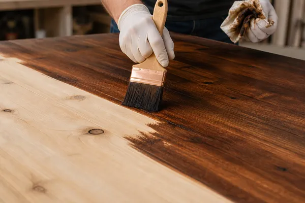 Other Ways to Apply Stain and why brushes are often best