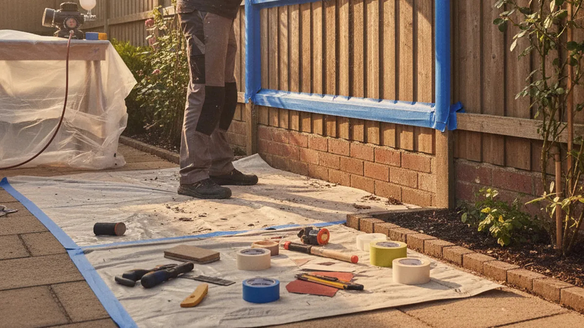 Prepping Your Garden Fence for a Flawless Spray Coat