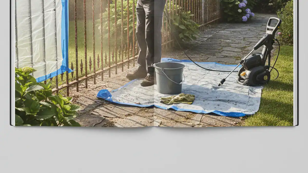 Prepping Your Metal Fence for a Flawless Spray Paint Job
