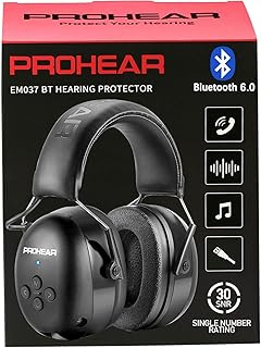 PROHEAR 037 Bluetooth 6.0 Hearing Protection