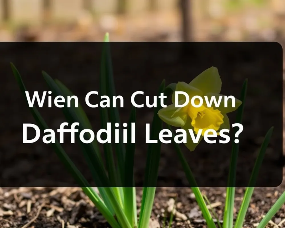 Quick Answer: When Can You Cut Down Daffodil Leaves?