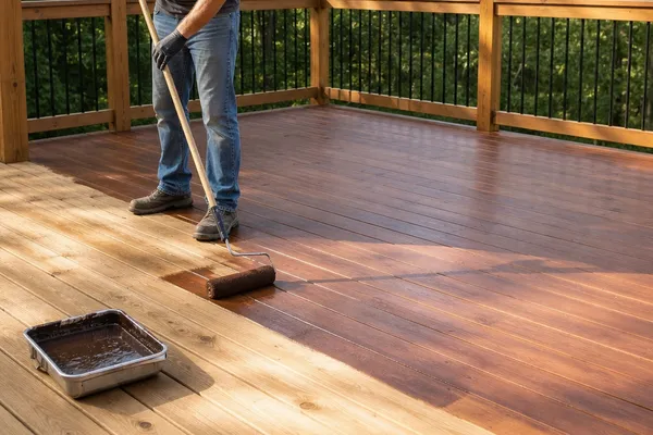 Staining Big Areas: The Roller's Speed Advantage