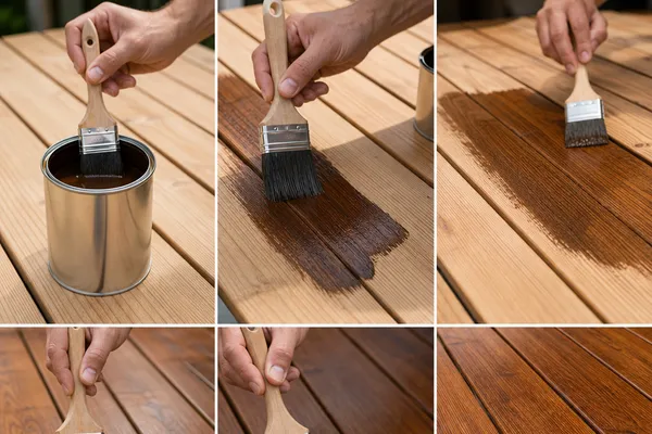 Step-by-Step: Applying Stain with a Brush