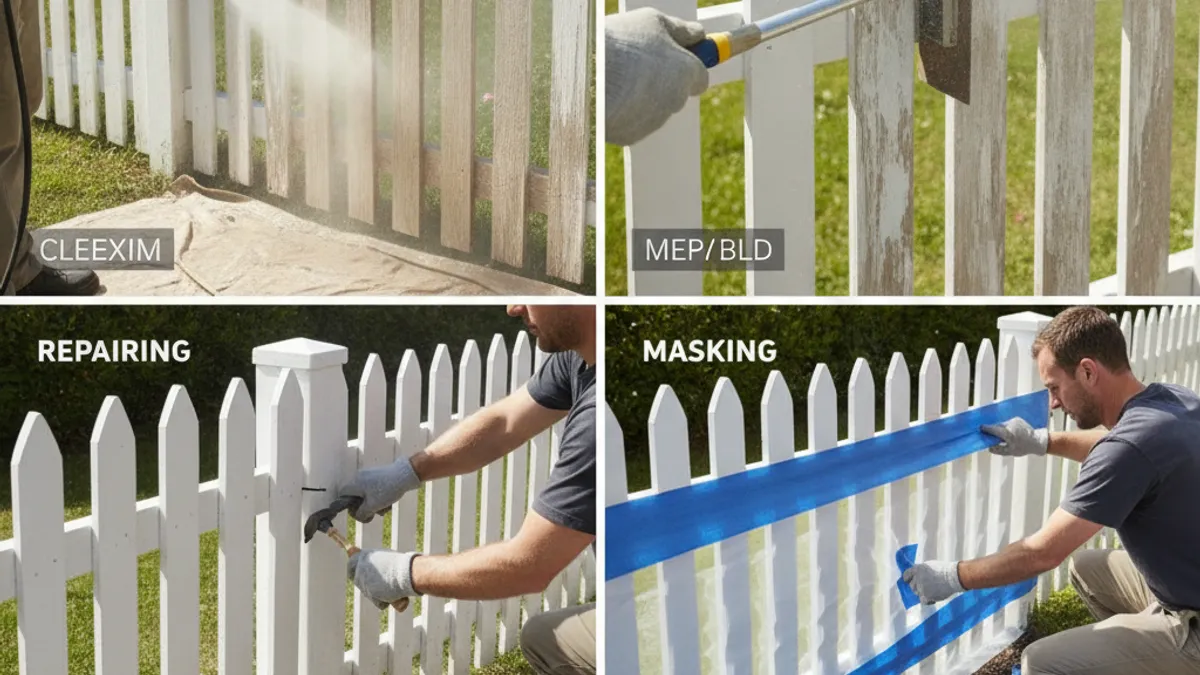 Step-by-Step: How to Prepare Your Picket Fence for Spray Painting