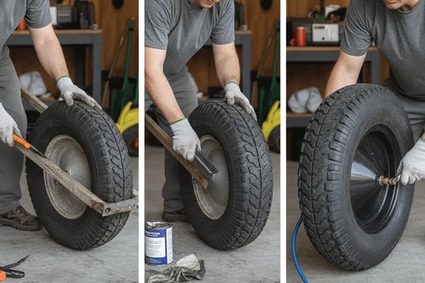 Step-by-Step: Installing the New Tubeless Wheelbarrow Tire