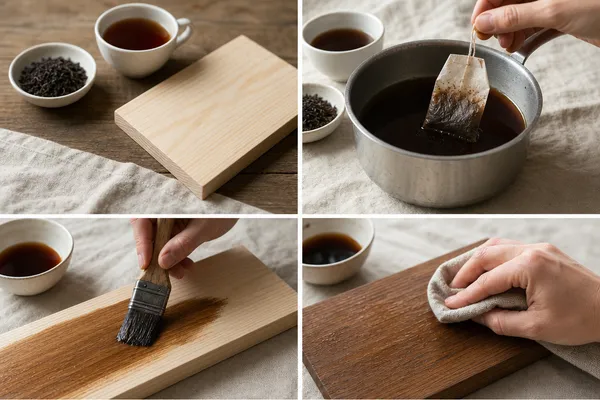 Step-by-Step: Staining Wood with Tea