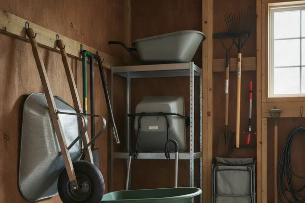 Storing Different Wheelbarrow Types