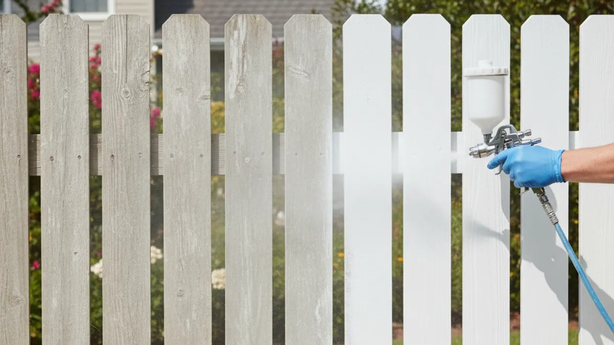 The Art of Spray Painting: Achieving an Even Coat on Pickets
